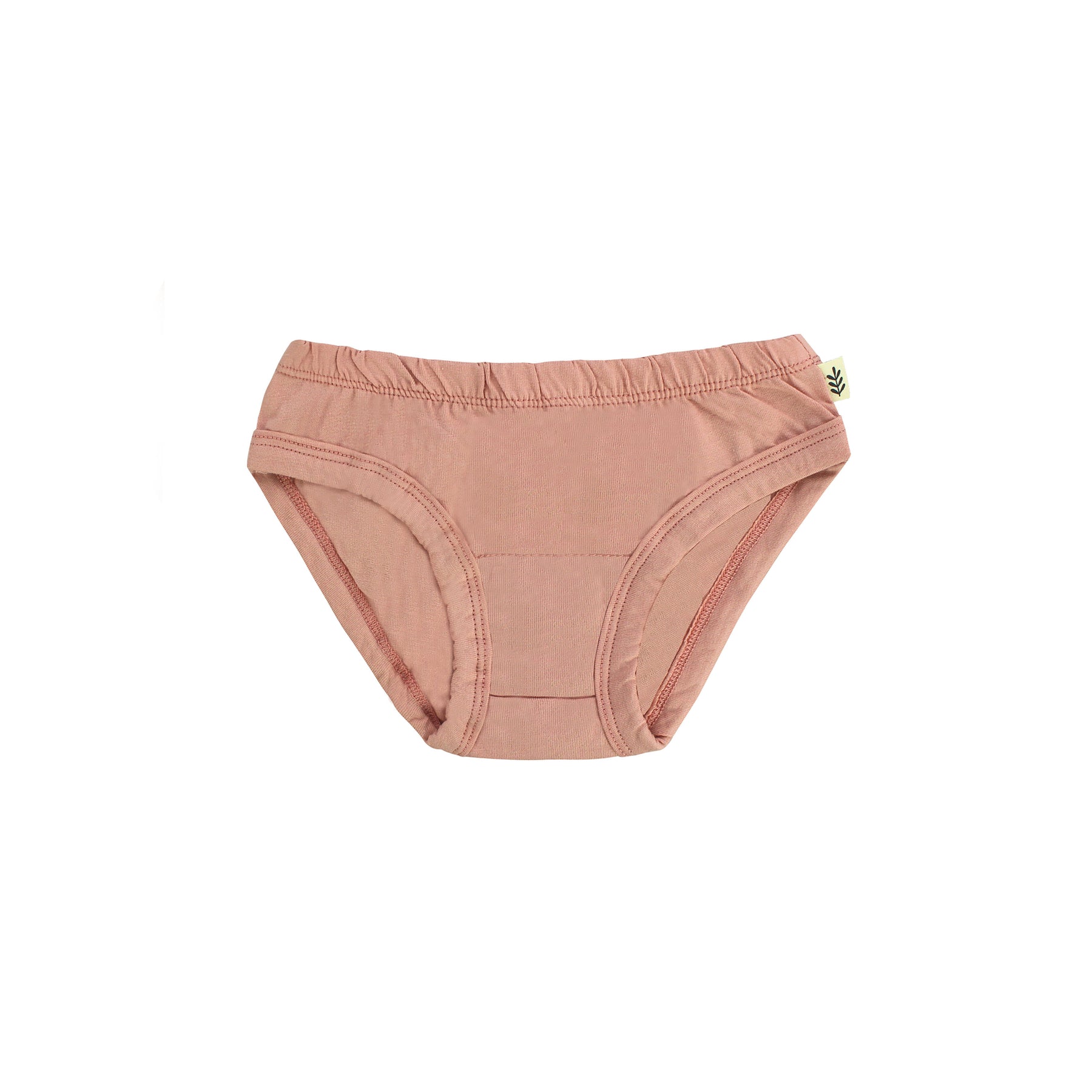 Organic-cotton/hemp Cheeky Undies, Blush-pink Avocado Pit Dye